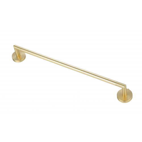 Paradise Bathworks Utopia Zinc Single Towel Bar Satin Brass 1