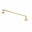 Paradise Bathworks Utopia Zinc Single Towel Bar Satin Brass 5
