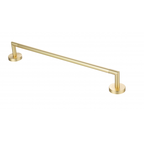 Paradise Bathworks Utopia Zinc Single Towel Bar Satin Brass 5