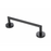 Paradise Bathworks Utopia Zinc Single Towel Bar Matte Black 10