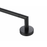 Paradise Bathworks Utopia Zinc Single Towel Bar Matte Black 6