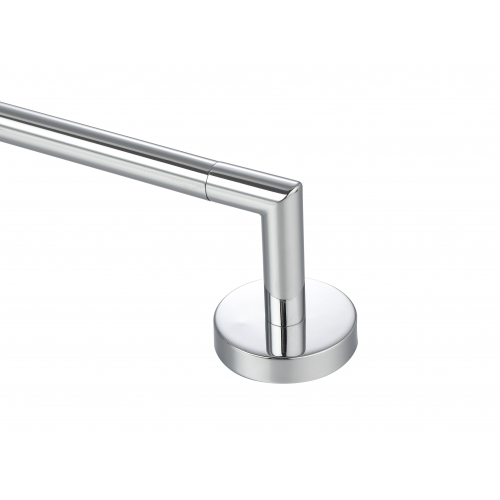 Paradise Bathworks Utopia Zinc Single Towel Bar Polished Chrome 6