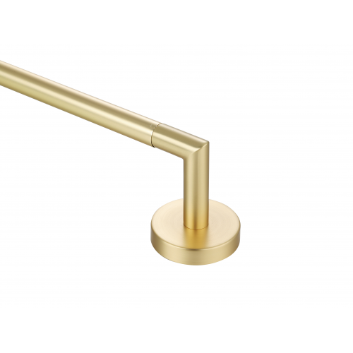 Paradise Bathworks Utopia Zinc Single Towel Bar Satin Brass 11