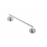 Paradise Bathworks Utopia Zinc Single Towel Bar Polished Chrome 7