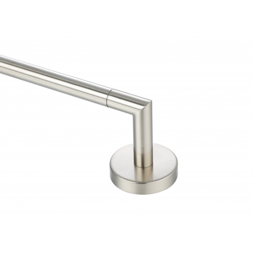 Paradise Bathworks Utopia Zinc Single Towel Bar Satin Nickel 8