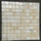 White Cross Cut Onyx Mosaic - 1" x 1" Polished Onyx Mosaic - 5/8" x 5/8" x 3/8"