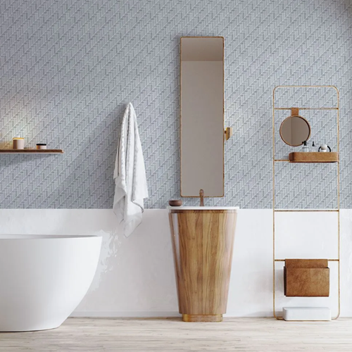 Cubist Mosaic Polished Marble