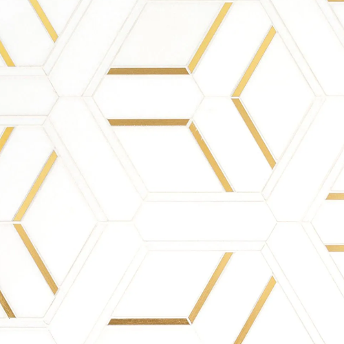 Cubist Gold Honed & Brushed