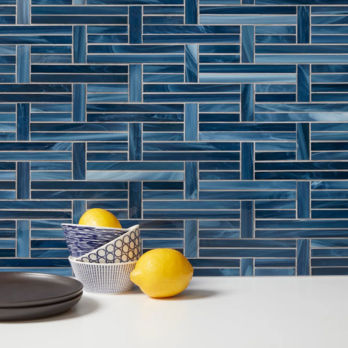 Cubist Mosaic Glossy Glass