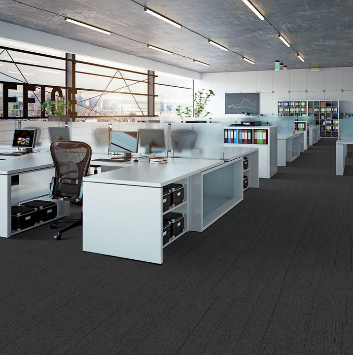 Uplink Groove Polyester Shadow 3120 Carpet Tile Textured 2