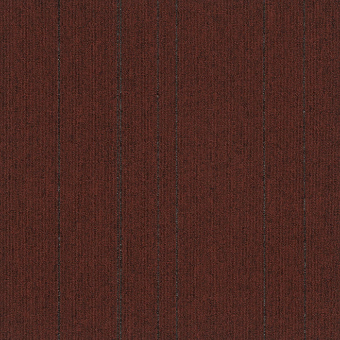 Uplink Groove Polyester Red 3124 Carpet Tile Textured 1