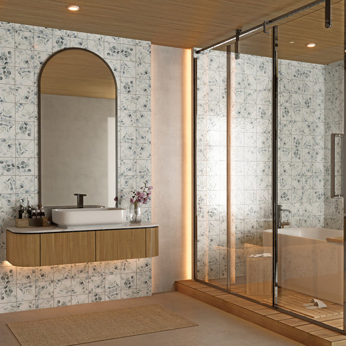 Mayolica Ceramic Woods Tile Mixed 6