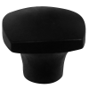 Aventura Zinc Alloy Cabinet Knob Matte Black 1