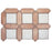Picket Porcelain Arenta Clay with White Square Tile Matte 3
