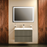 Edison Wood Gray Matte Bathroom Vanity Gray Matte 2