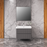 Luxury Wood Gray Matte Bathroom Vanity Gray Matte 2