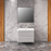 Luxury Wood White Matte Bathroom Vanity White Matte 2
