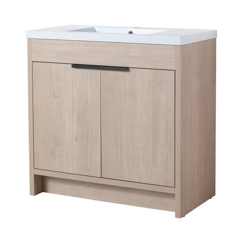 Plywood Oak Bathroom Vanity Oak 1