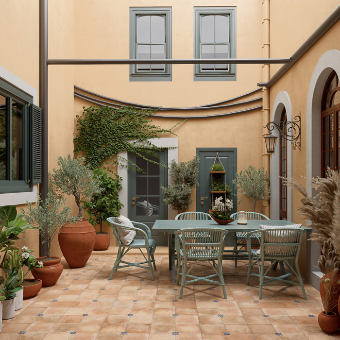 Kings Porcelain Nonna with Blue Star Tile Mixed 7