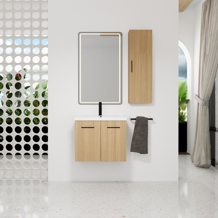 Plywood Light Oak Bathroom Vanity Light Oak 1