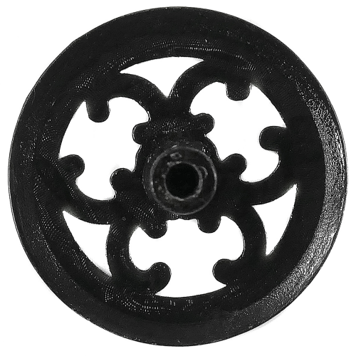 Classic Traditions Filigree Zinc Alloy Cabinet Knob Antique Brass 3