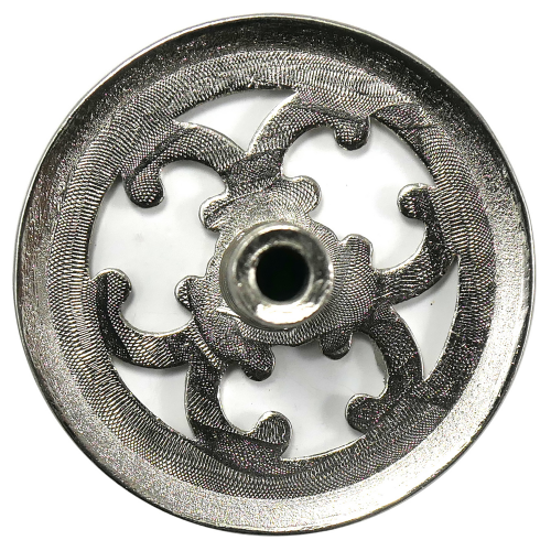 Georgetown Filigree Zinc Alloy Cabinet Knob Brushed Satin Nickel 3