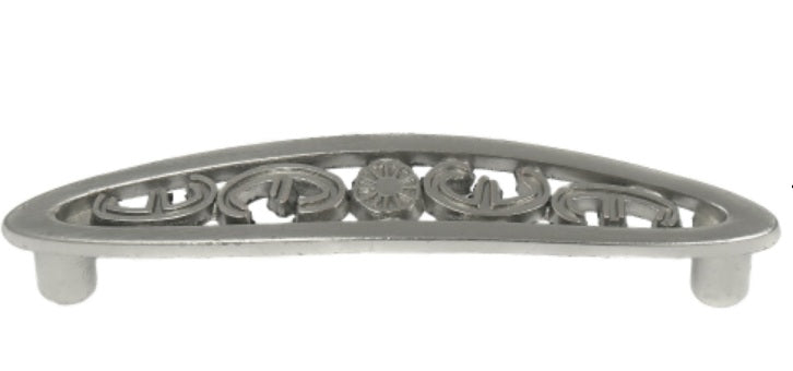 Georgetown Filigree Zinc Alloy Cabinet Pull - Brushed Satin Nickel