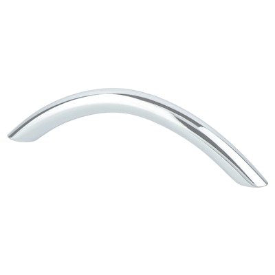Contemporary Advantage Three Steel Polished Chrome Cabinet Pull  2