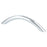 Contemporary Advantage Three Steel Polished Chrome Cabinet Pull  2