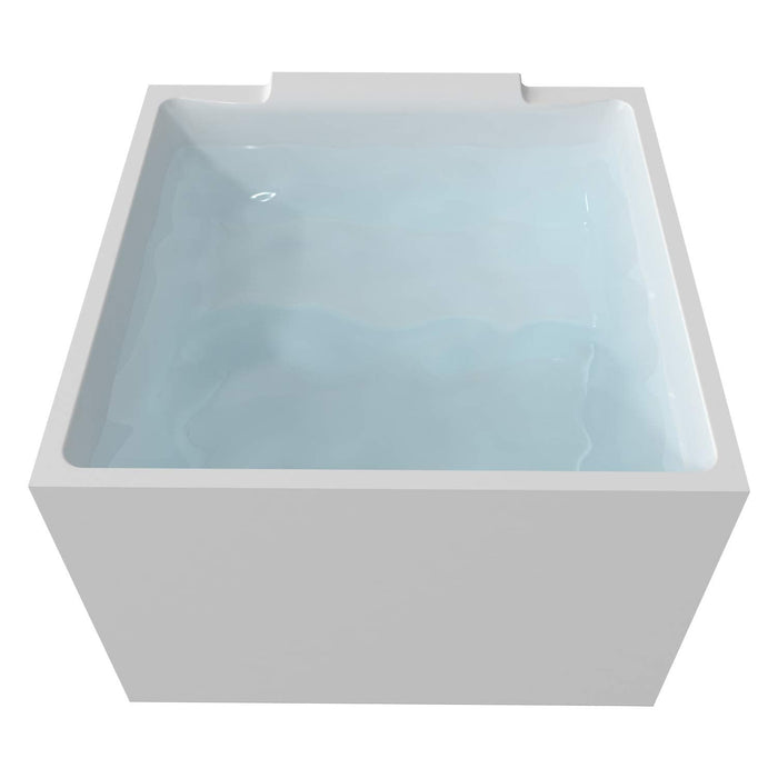 White Acrylic Bathtub