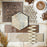 Tivoli Porcelain Hex Tapestry Tile Matte 9