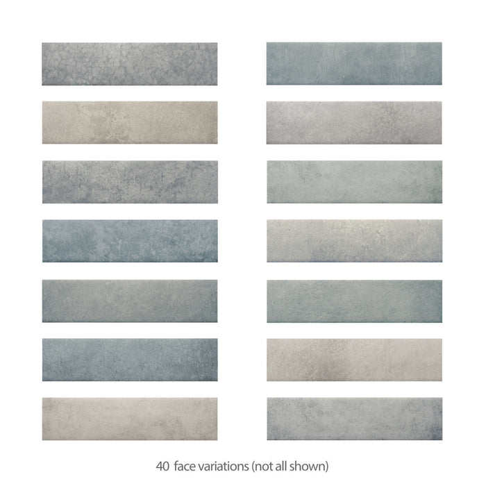 Heritage Porcelain Shadow Tile Mixed 4