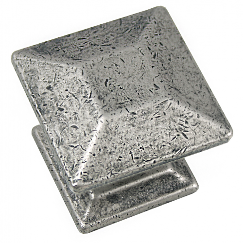 Poise Zinc Alloy Cabinet Knob Distressed Pewter 2