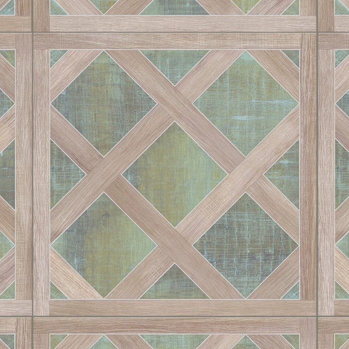 Fusione Porcelain Intarsio Green Tile Matte 1