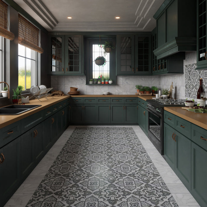 Versailles Porcelain Mosaico Chateau Mosaic Satin 2
