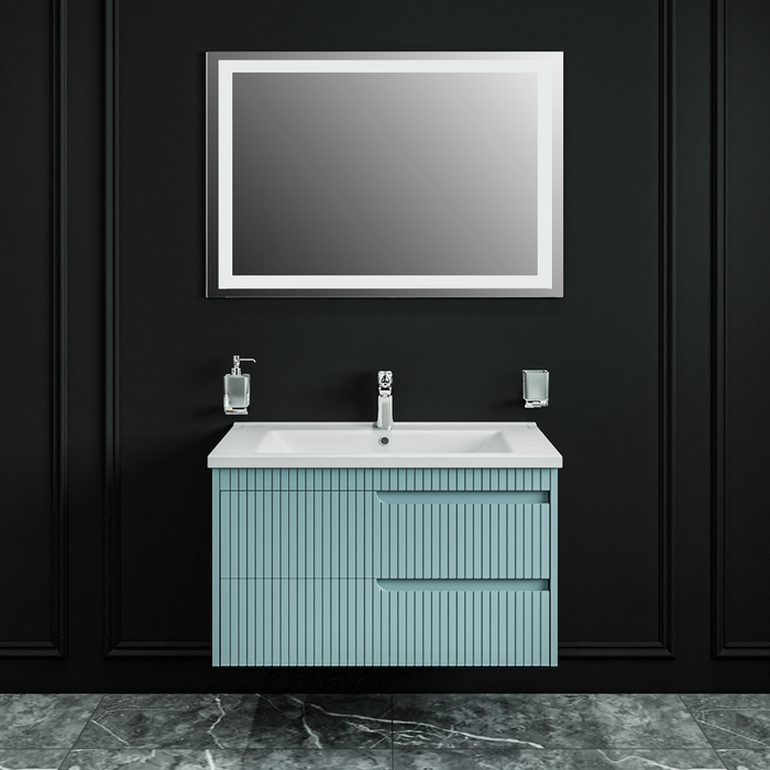 Judi Wood Light Green Bathroom Vanity Light Green 2
