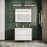 Picasso Wood White Matte Bathroom Vanity White Matte 2