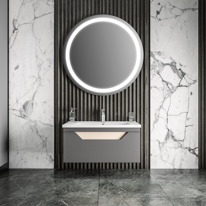 Troy Wood Graphite  Bathroom Vanity Graphite 2