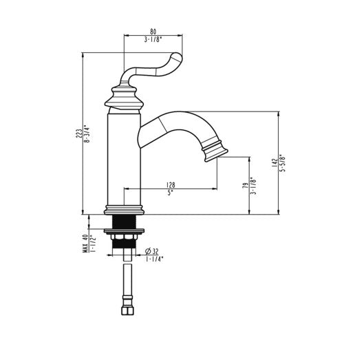 Chrome Brass Bathroom Faucet 3