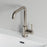 Brushed Nickel Brass Bathroom Faucet 4