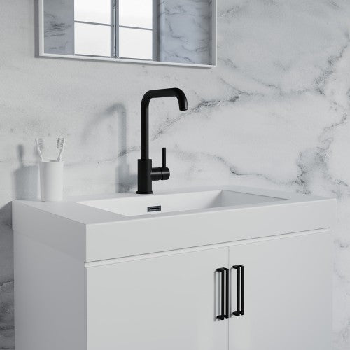 Black Brass Bathroom Faucet 3