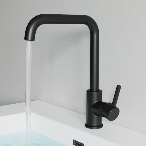 Black Brass Bathroom Faucet 1