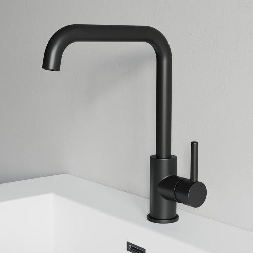 Black Brass Bathroom Faucet 2