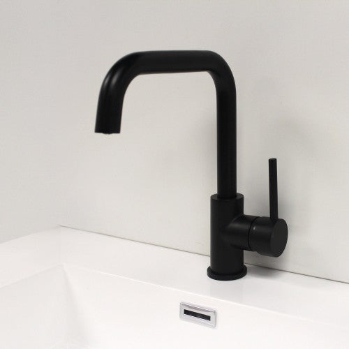Black Brass Bathroom Faucet 4