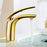 Gold Brass Bathroom Faucet 1