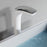 Chrome / White Brass Bathroom Faucet 2