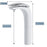 Chrome / White Brass Bathroom Faucet 6