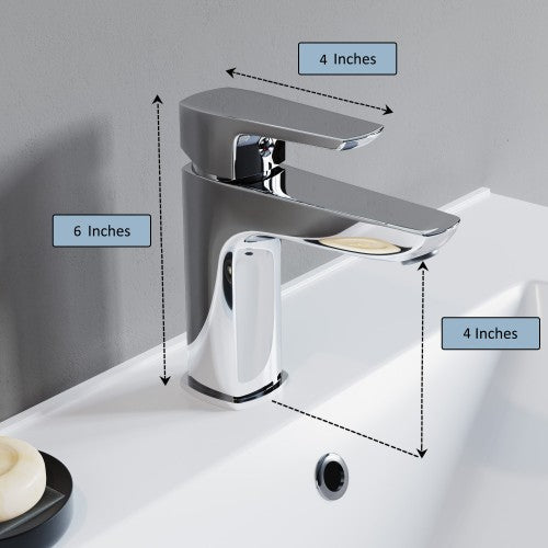 Chrome Brass Bathroom Faucet 7