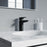 Chrome / Black Brass Bathroom Faucet 5