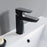 Chrome / Black Brass Bathroom Faucet 2